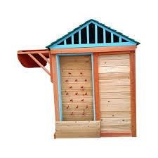 Wooden Playhouse for Kids  4-in-1 Game House