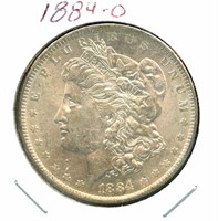 1884-O Morgan Silver Dollar