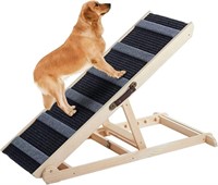 6 Layer Adjustable Wooden Pet Ramp