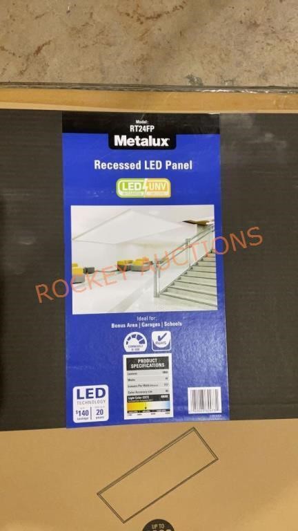 Metalux Recessed LED Panel