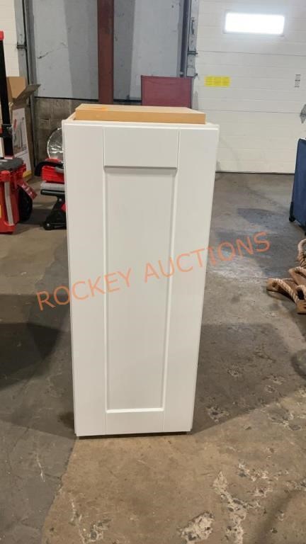 White wall cabinet