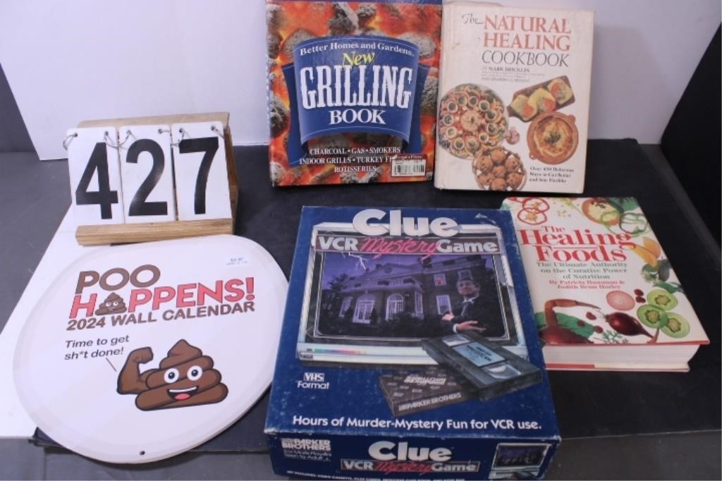 Cook Books - VCR Clue Game