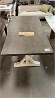 (N) LIBERTY FURNITURE CASUAL DINING TRESTLE TABLE