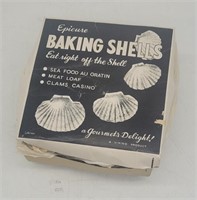 Vtg Epicure Baking Shells in Original Packaging