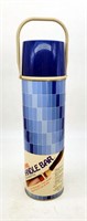 Vintage Thermos Handle Bar Model Blue Tile Design