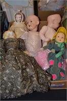 Mixed Porcelaine Doll Lot w/ Repro German