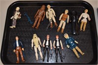11pc Vtg Star Wars Figures Complete