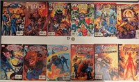 12 comics book Marvel vintage dont 4, 1602