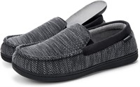 SEALED-Men's Cozy Cotton Knit Moccasin Slippers