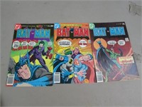 Vintage DC Batman No. 242, 293, 294 Comic