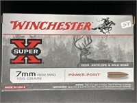 WINCHESTER SUPER X 7MM 20 ROUNDS