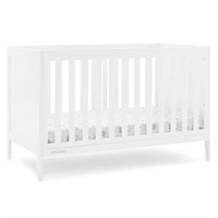 Hayes 4-in-1 Convertible Crib  Bianca White