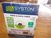 Voice & Data Cable, Approx. 3/4 Roll