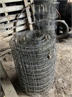 Rolls of wire fencing
