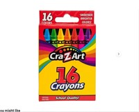 M-Rack1: Cra-Z-Art 16 Count Crayon, Multicolor