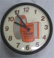 Fram Filter Seth Thomas Wall Clock