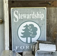 Stewardship Forrest Sign