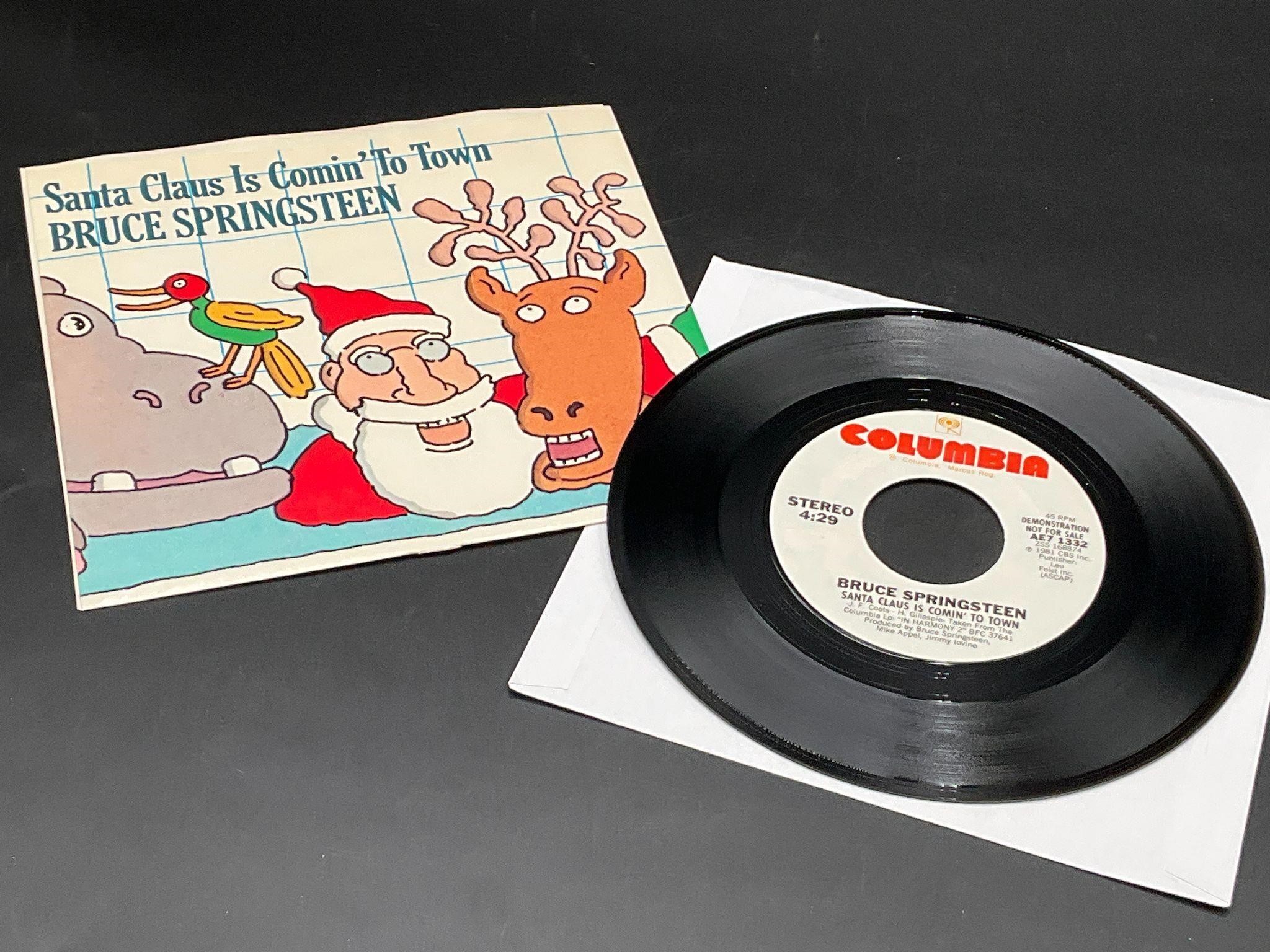 1981 Bruce Springsteen "Santa Claus.." 7" Single