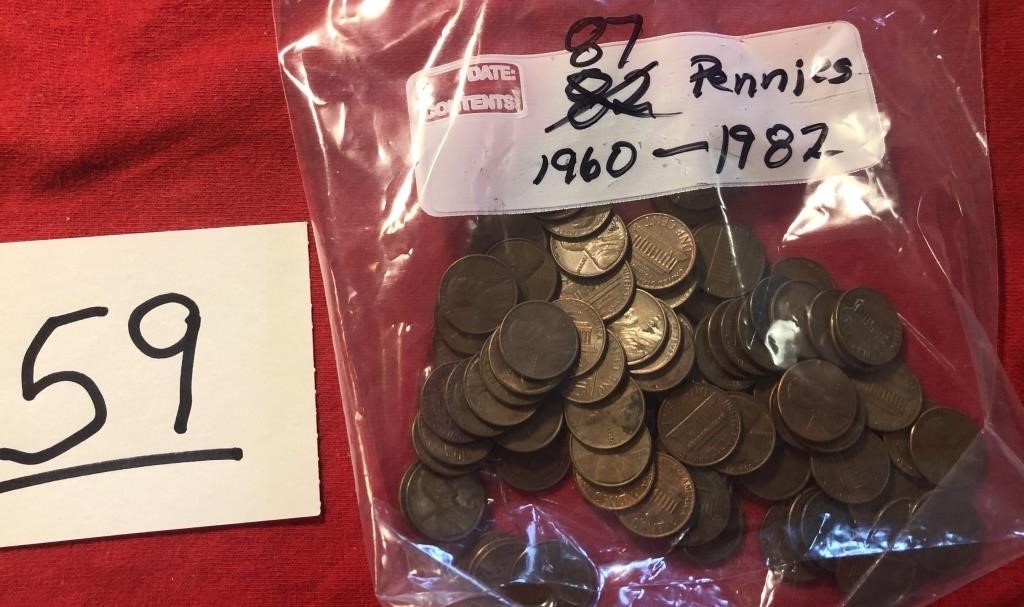 87 pennies