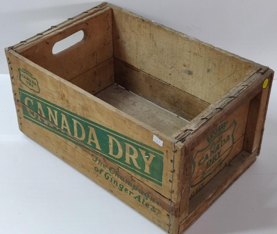 Vintage Canada Dry Crate 08/1963