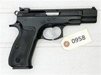 LIKE NEW CZ 75 Kadet 22LR pistol, s#A202526, hard