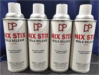 4 Cans Nix Stix Mold Release Sprays