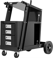 VIVOHOME Rolling Welding Cart with 4 Drawers Upgr