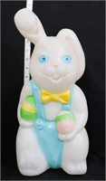 Vntg 15in Easter bunny blow mold w/ 2 eggs no cord