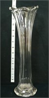 Vintage clear 13in Heisey swung vase