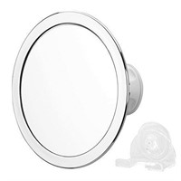 Charmax 6.5" Fogless Shower Mirror, Chrome w/