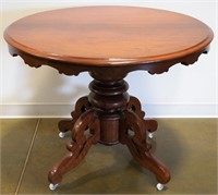 ROUND PEDESTAL DINING TABLE