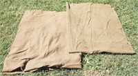 Lot of 2 Vintage Army Blankets (G.I. Issue)