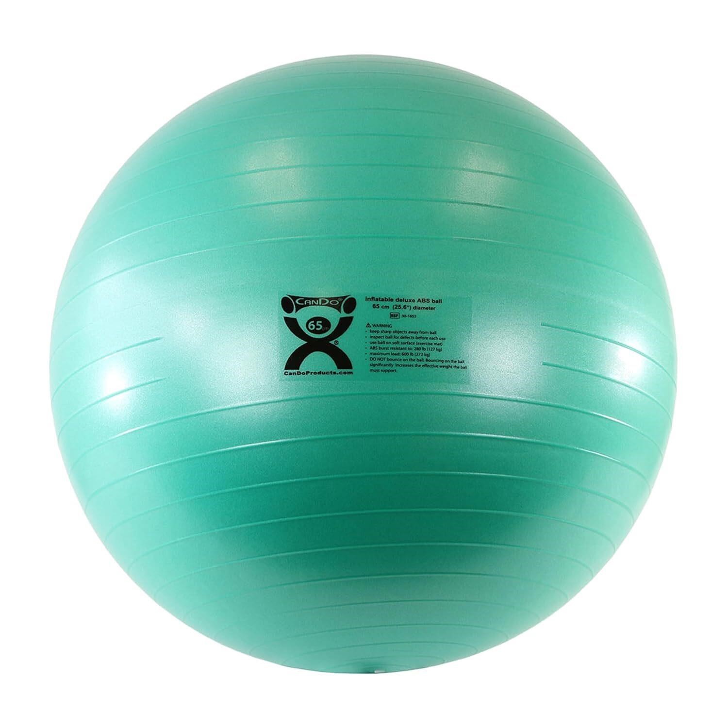 CanDo Inflatable Ball-Green 25.6  Workouts