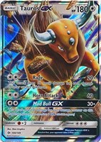 Tauros GX - 100/149 - Pokemon Sun & Moon Base Set