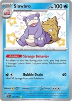 Slowbro Secret Rare Pokemon Card, Paldean Fates, 1