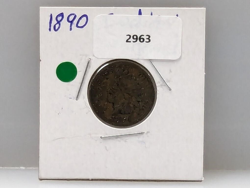 1890 Indian Head Penny