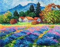 “Lavender Way” 16"x20" Original Painting-Antanenka