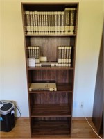 Five Shelf Adjustable Bookcase