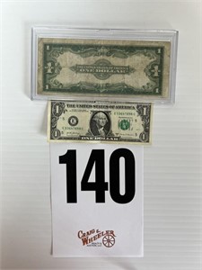 1923 Horse Blanket Paper Silver Dollar