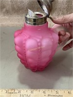 Quilted syrup pitcher