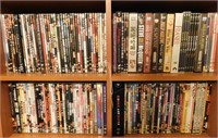P729 (147) DVDs Shelf 8 Top 4 Rows