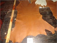 Light Brown Tanned Leather Hide