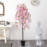 Nearly Natural 5ft. Cherry Blossom Artificial