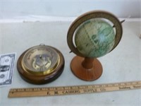 ATCO Germany Barometer w/ World Globe