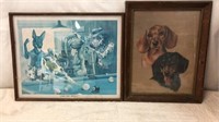 2 Pieces of Puppy Wall Decor Q13A