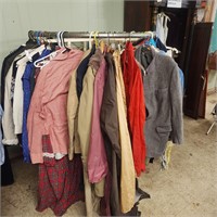 Rack of vintage clothing 2 of 2