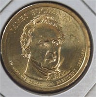 Uncirculated James Buchanan US presidential $1