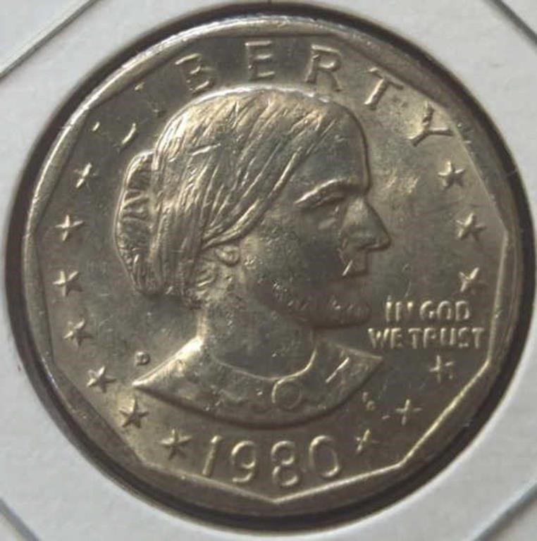 1980 d. Susan b. Anthony dollar