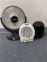 Duraflame radiant heater, air free air purifier