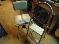 Stepstool and Chair